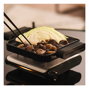 Xách Tay Màu Đen Của Nhãn Hiệu Điện Nướng <span class=keywords><strong>Pan</strong></span> Không Dính <span class=keywords><strong>Mini</strong></span> Nướng Tấm Cho Hộ Gia Đình Và Ngoài Trời Điện Griddles Chảo Chiên <span class=keywords><strong>Pan</strong></span> - Product Image 1