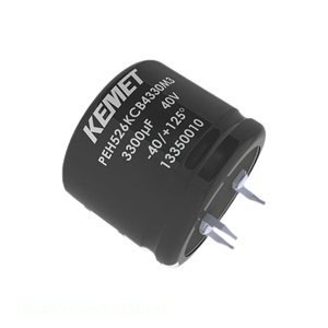 ตัวแทนจำหน่ายอย่างเป็นทางการ ตัวเก็บประจุแบบ Through Hole PEH526KAC4220M3 2.2 mF CAP ALUM SNAP-IN HIGH RIPPLE - Product Image 1