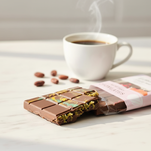 Barra de Chocolate Sólida y Suave con Pistacho, Personalizable, de Dubái, la Más Vendida al por Mayor, con Empaque con Logotipo Personalizado - Product Image 5