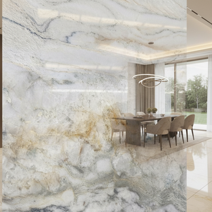 Paneles de Pared de Cuarcita Natural Pulida Moderna Union Stone, Color Morado Aquarella Macauba, para Diseño de Paredes Interiores de Comedores de Villas - Product Image 6