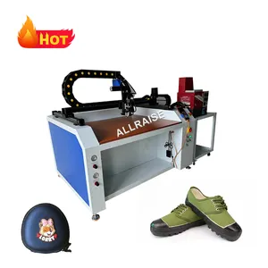 Mesin penyemprot lem presisi untuk sepatu otomatis mesin aplikator lem perekat mencair panas mesin penyemprot lem otomatis