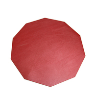 Nouveau Set de Table en Cuir Imperméable et Anti-Taches pour Restaurant et Maison, Dessous de Verre en Cuir de Luxe, Tapis de Table Personnalisable avec Logo