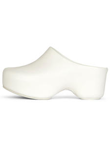 कस्टम महिलाओं के लिए बंद पैर की अंगुली वाले आधे फर के चप्पल, बड़े आकार के नुकीले पैर की अंगुली के मोटे तलवे, आरामदायक काले मोज़री और खच्चर के जूते महिलाओं के लिए - Product Image 4