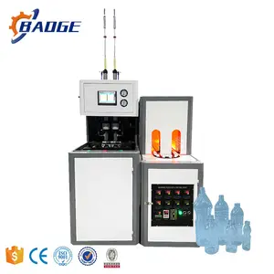 Gold Supplier Low Price 2 Cavities Semi Auto Maquina Sopladora De Botellas Pet Bottle Blow Molding Machine