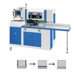 Aparador automático de livros com três facas QS100C, guilhotina de corte de papel, aparador de livros com três facas