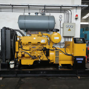 Générateur diesel Komatsu SA6D125-2 d'<span class=keywords><strong>occasion</strong></span> EGS300 220 kW 50 Hz ATS silencieux à châssis ouvert pour projets de construction - Product Image 1