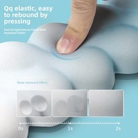 Tapis de souris et repose-poignet en mousse à mémoire de forme pour clavier et souris, avec design dégradé, pour bureau et ordinateur, vente en gros.