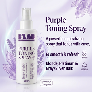 OEM <strong>Hair</strong> Care <strong>Purple</strong> <strong>Spray</strong> for Blonde <strong>Hair</strong> Anti Brassy <strong>Purple</strong> Toner No Yellow <strong>Spray</strong> Leave in Treatment for Gray &amp; Silver <strong>Hair</strong> - Product Image 3