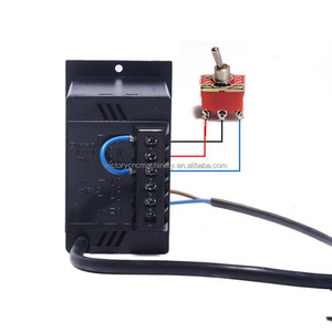 220V/110V tỷ lệ 1:80 18 vòng/phút 120W về phía trước đảo ngược động cơ điện AC Worm Gear Reducer động cơ và điều khiển tốc độ - Product Image 6