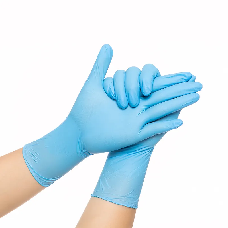 Latex freie und gummi freie blaue schwarze Nitril handschuhe