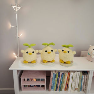 Adorable Peluche <span class=keywords><strong>de</strong></span> Pollito Tejido a Crochet, Muñeco Artesanal <span class=keywords><strong>de</strong></span> Ganchillo, Relleno <span class=keywords><strong>de</strong></span> Algodón PP Súper Suave, Ecológico, Personalización ODM - Product Image 6