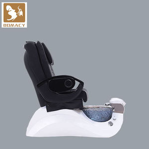 Fauteuil de pédicure et de massage multifonctionnel en cuir PU bleu moderne avec garantie de 3 ans pour salon de beauté - Product Image 6