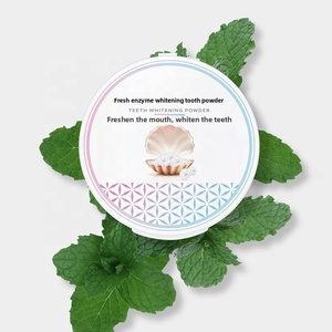 Poudre blanchissante pour les dents à base d'enzyme PAP, sûre, non toxique, poudre de nettoyage buccal domestique pour éliminer les taches - Product Image 5
