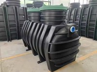 Tangki Pemurnian Air Limbah Terpadu 500L per Hari Filter Bio Tipe Bawah Tanah dengan Garansi 1 Tahun Tangki Septik Listrik