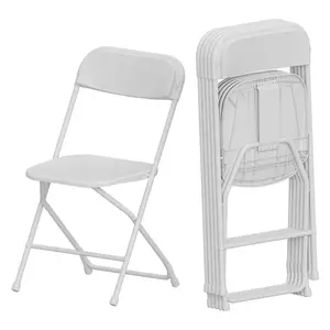 最新製品45*45 * 80cm折りたたみ椅子レジャー背もたれ折りたたみ式プラスチックイベントトレーニングチェア