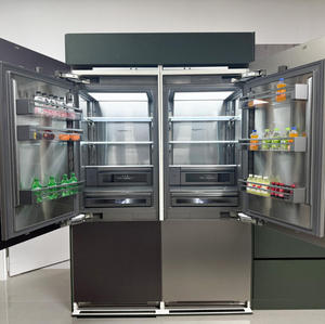 Réfrigérateur <span class=keywords><strong>encastrable</strong></span> de type américain de grande capacité de 30 pouces avec filtre à eau et machine à glaçons automatique pour hôtels et maisons - Product Image 4
