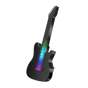 Ambientador de coche con forma de guitarra fresca recién lanzado Material plástico con luz de ambiente Agradable fragancia de salida de aire - Product Image 1