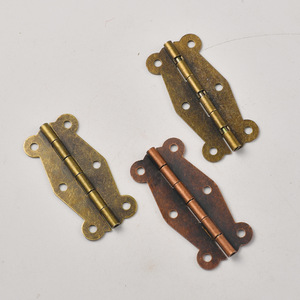 Antique Style H Type Furniture Hinge Iron Plated Surface Mount For Wooden <b>Boxes</b> And Wine <b>Boxes</b> 90 Degree 180 Degree Hinges - Product Image 2