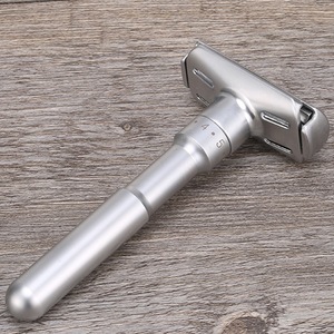 Matt Bạc Có Thể Điều Chỉnh An Toàn <span class=keywords><strong>Razor</strong></span> Twin Blades Cạo Râu Shaver - Product Image 2