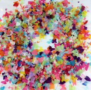 Prince or Princess gender reveal Poppers Paper Butterfly Canyon confetti - Product Image 2