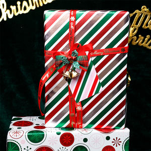 Factory Gift <b>Wrapping</b> <b>Paper</b> Metallic <b>Paper</b> 43*300 cm <b>Christmas</b> <b>Wrapping</b> <b>Paper</b> Packaging - Product Image 2