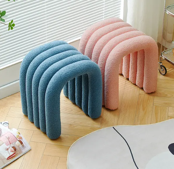Sillas para muebles de sala de estar Diseño elegante Diseñador Estilo simple Cómodo Taburete único