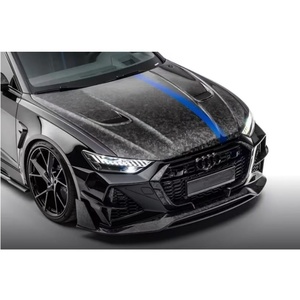 Pour <span class=keywords><strong>Audi</strong></span> <span class=keywords><strong>RS6</strong></span> C8 améliorée avec capot de style MSY en fibre de carbone sèche et kit carrosserie - Product Image 4