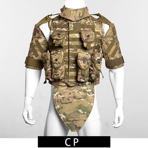 Sac de poitrine tactique unisexe en nylon imperméable avec fermeture éclair, camouflage ACU CP, noir, tendance - Product Image 2