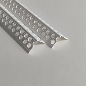 Perlina angolare flessibile in PVC per cartongesso, perlina angolare perforata, perlina angolare per la protezione del bordo