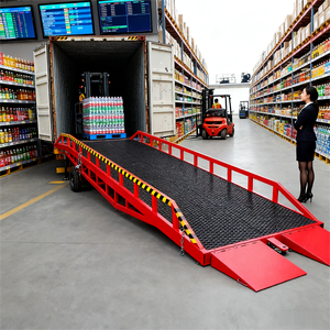 8 tấn 12ton xe tải thủy lực di động <span class=keywords><strong>container</strong></span> Dock tải đoạn đường nối <span class=keywords><strong>11m</strong></span> yard Dock leveler với Scissor Lift sử dụng Nâng Nền tảng - Product Image 2