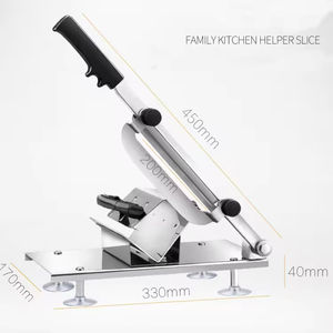 Cortador Manual de Carne Yunqingtech de Acero Inoxidable para Carne Congelada, Jamón, Res, Hierbas y Verduras - Product Image 2