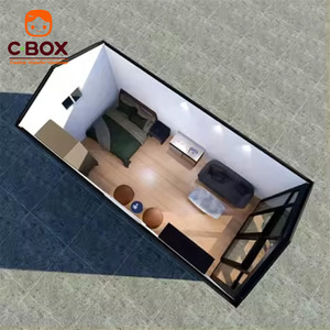 Casa Contenedor Prefabricada Cbox, Desmontable, para Edificios de Oficinas, Hoteles Modernos, Complejos Turísticos, Impermeable, con Techo Inclinado - Product Image 3