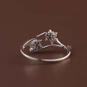 Anillo de Compromiso de Diamante Cultivado en Laboratorio de Lujo para Mujer, Joyería Fina Premium en Plata, Oro de 10K, Oro de 14K, Oro de 18K, Elegante - Product Image 2