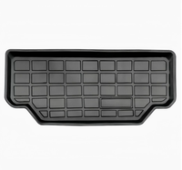 Tapis de sol TPE sur mesure, doublure de coffre, ensemble complet, toutes saisons, imperméable, anti-poussière, antidérapant pour Tesla Model S 2015 et plus