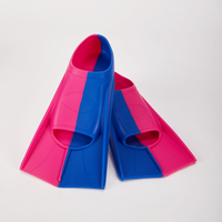 Nouveau Logo personnalisé pour enfants, surf, natation, palmes courtes en Silicone, palmes de natation professionnelles