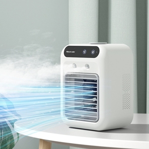 Portable Air Conditioners, 25W Rechargeable <strong>Mini</strong> Portable <strong>AC</strong> <strong>Unit</strong> 2 Cool Air Spray, Personal Cooling Fan with 2 Speeds - Product Image 1