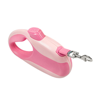 Meilleure vente d'usine logo personnalisé lumière LED laisse pour chien de compagnie en nylon accessoires pour animaux de compagnie automatique LED rétractable laisse pour chien en gros