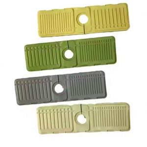 Tapis de séchage pliable et imperméable pour évier de cuisine avec protection anti-éclaboussures et drainant, personnalisable avec logo - Product Image 1
