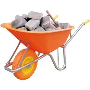 Bandeja <span class=keywords><strong>de</strong></span> plástico europea, gran oferta, <span class=keywords><strong>carretilla</strong></span> WB6414P, bandeja <span class=keywords><strong>de</strong></span> polietileno, <span class=keywords><strong>carretilla</strong></span> <span class=keywords><strong>de</strong></span> <span class=keywords><strong>mano</strong></span> resistente con marco <span class=keywords><strong>de</strong></span> acero - Product Image 5