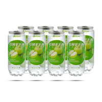Elisha 350ml Eau gazeuse aromatisée aux fruits Boisson non alcoolisée faible en gras pour adultes et enfants 24 canettes/carton