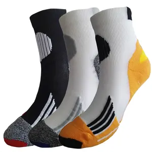 Holesale-calcetines tobilleros de bambú para hombre, medias deportivas para correr y ciclismo