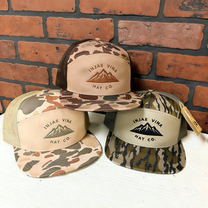 Casquette de baseball ajustable respirante à 7 panneaux avec logo personnalisé camouflage Vietnam pour homme - Product Image 6