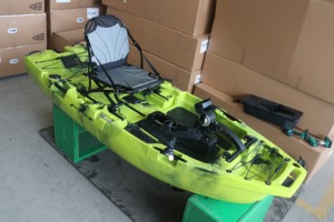 Kayak monoplace modulaire pliable VK-45 de 2,5 m avec système de pédales double, coque HDEP légère et durable pour la pêche - Product Image 5