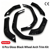 Élargisseur d'aile noir mat OEM pour BYD Ti 7 2025-2026, kit widebody en ABS, pièces de rechange pour amélioration extérieure tout-terrain