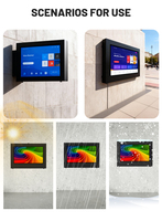 Reproductor de Publicidad LCD de 32 Pulgadas para Montaje en Pared Exterior, Giratorio (Horizontal y Vertical), Plug and Play para Comercios y Centros Comerciales