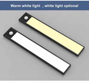 16 LED Sob Gabinete wardrobe Light USB recarregável sem fio Pir sensor de movimento luzes led