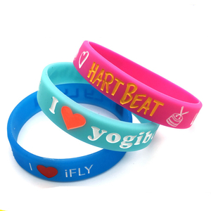 야광 실리콘 팔찌 어두운 곳에서 빛나는 파티 팔찌 맞춤 로고 패턴 이벤트 소품 탄력성 부드러운 내구성 활동 선물 - Product Image 3