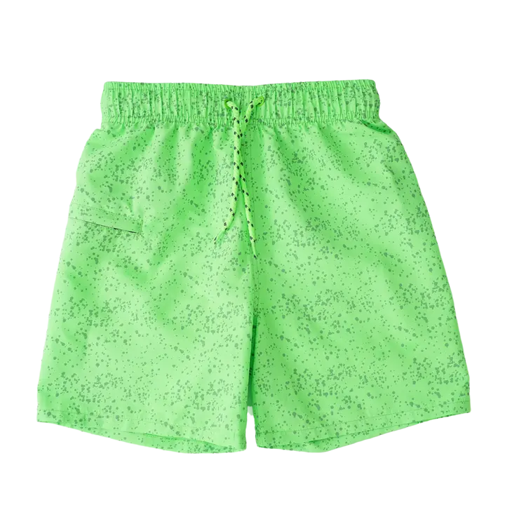New Style 100% polyester elastic waist reflective boys Quick Dry swimwear beachwear custom boys swim trunks shorts for kids