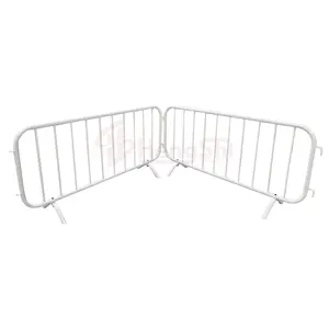 Mobile Fence Barrier Stand Isolated
