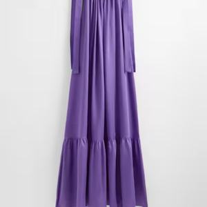 Vestido Casual de Verano para Mujer, Estilo Bohemio, Holgado, con Mangas con Volantes, Vestido Midi, Venta al Por Mayor OEM - Product Image 4